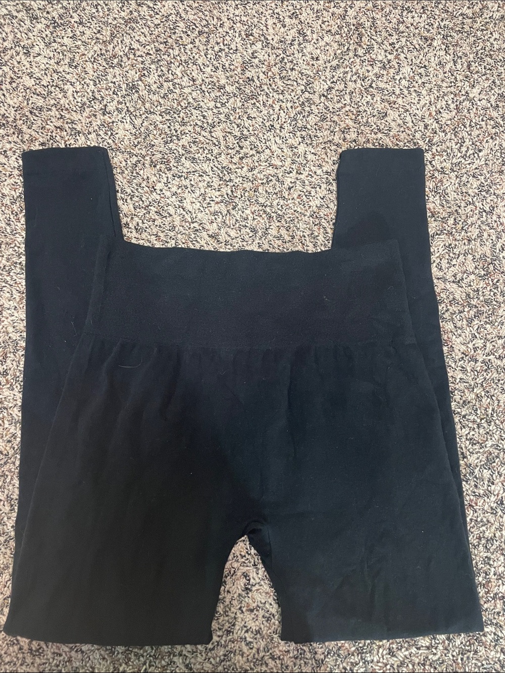 a new day Black Brushed High-Waist Leggings Woman’s 1X | NWOT - Picture 2 of 4
